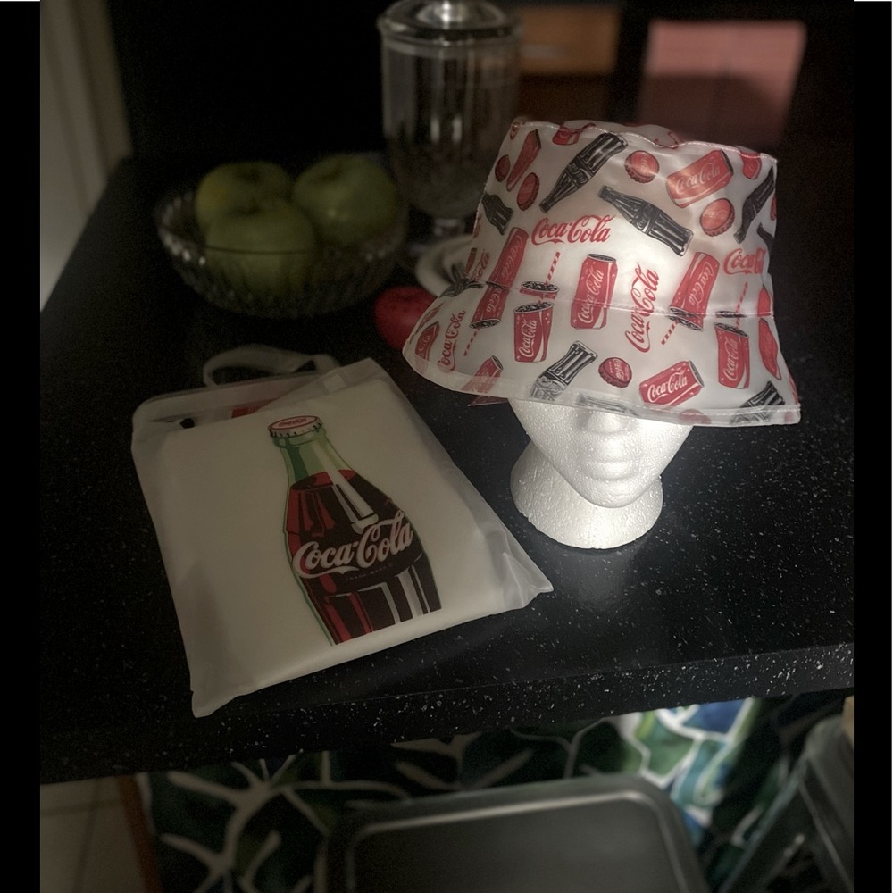 Coca Cola Bucket Hat & Poncho